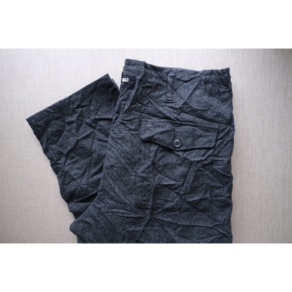 Yohji Yamamoto -  AW16 Wool-Blend Textured Pants - Picture 5 of 16